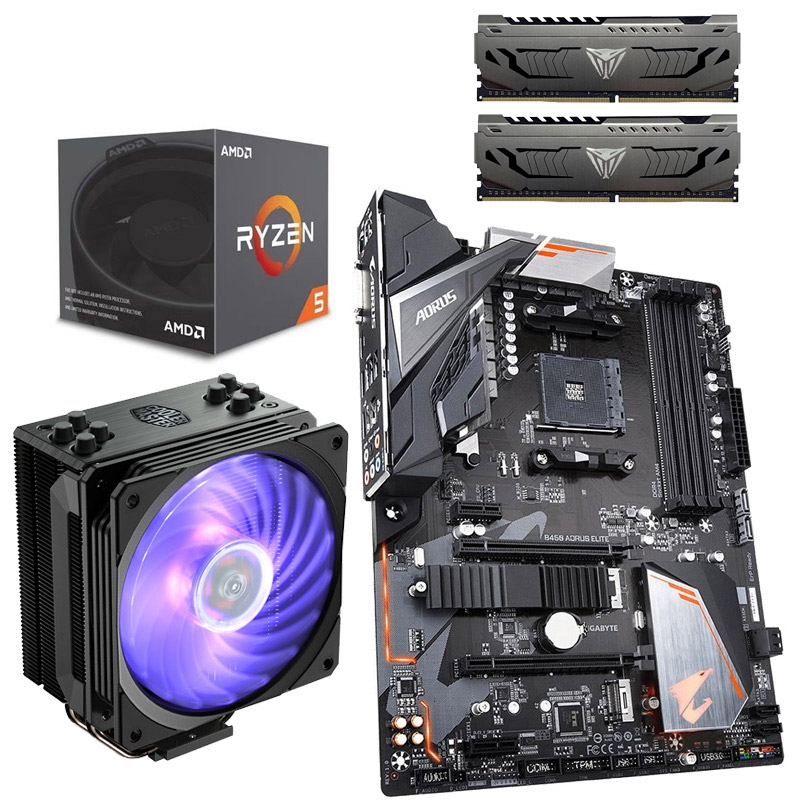 Kustom PCs - Aorus B450 Elite Ryzen 5 3600X 16GB Bundle